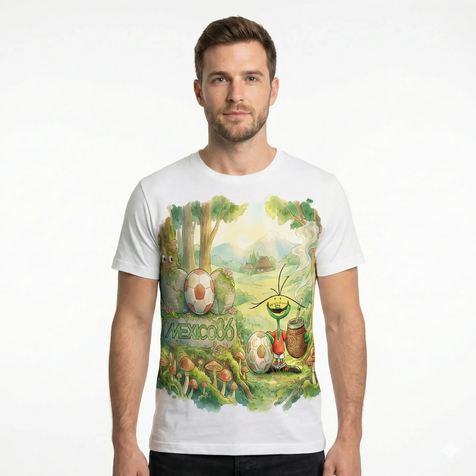 Remera cuello redondo